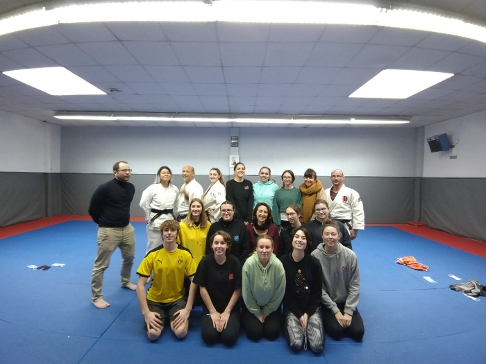 Du judo à l'erogothérapie, photo de groupe